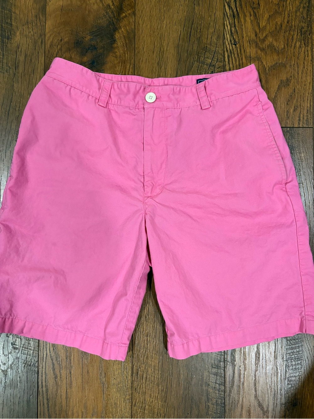 Vineyard vines Men's Pink Casual Chino Shorts cotton twill